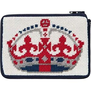 Alice Peterson Stitch & Zip English Crown Coin Purse Needlepoint Kit